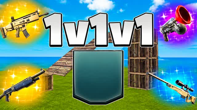 ALL WEAPONS FFA 1V1V1V1 — Fortnite Creative map