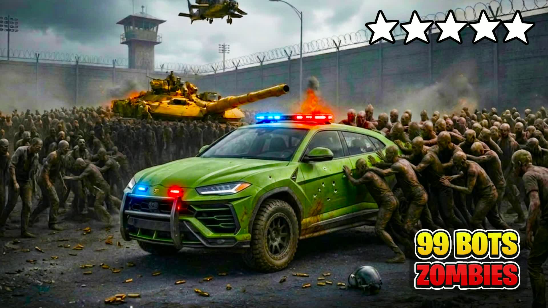 ZOMBIE PRISON ESCAPE DRIVE β Fortnite Creative map