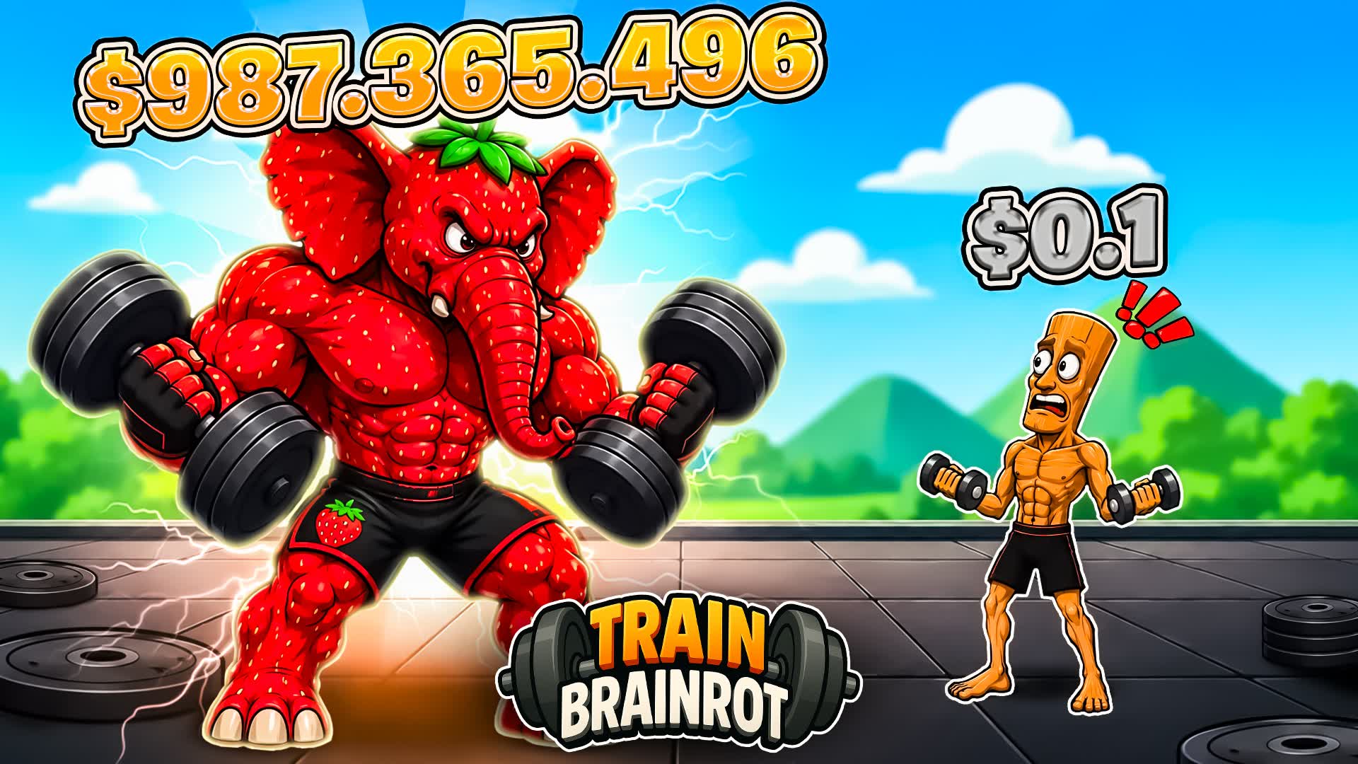 Train Brainrot To Fight — Fortnite Creative map