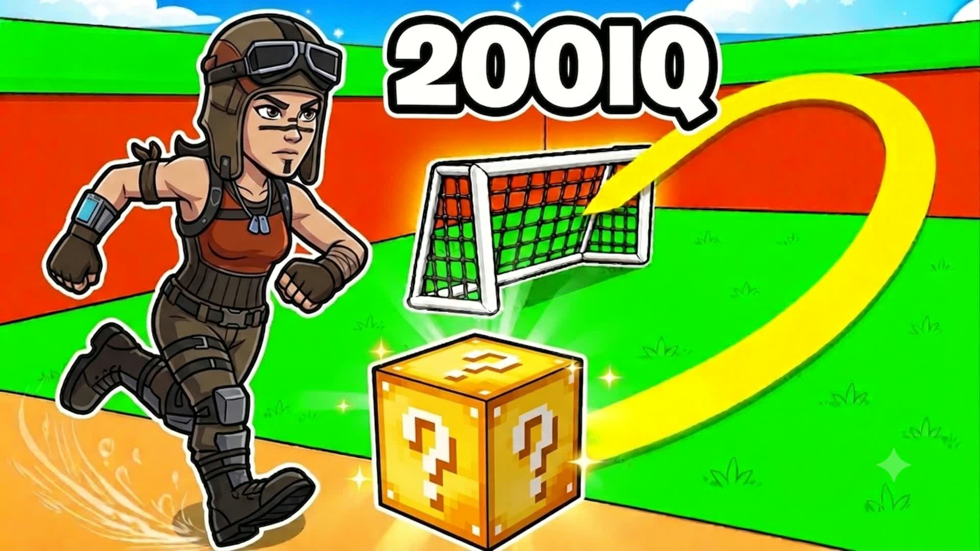 Kick a Lucky Block 200iq — Fortnite Creative map
