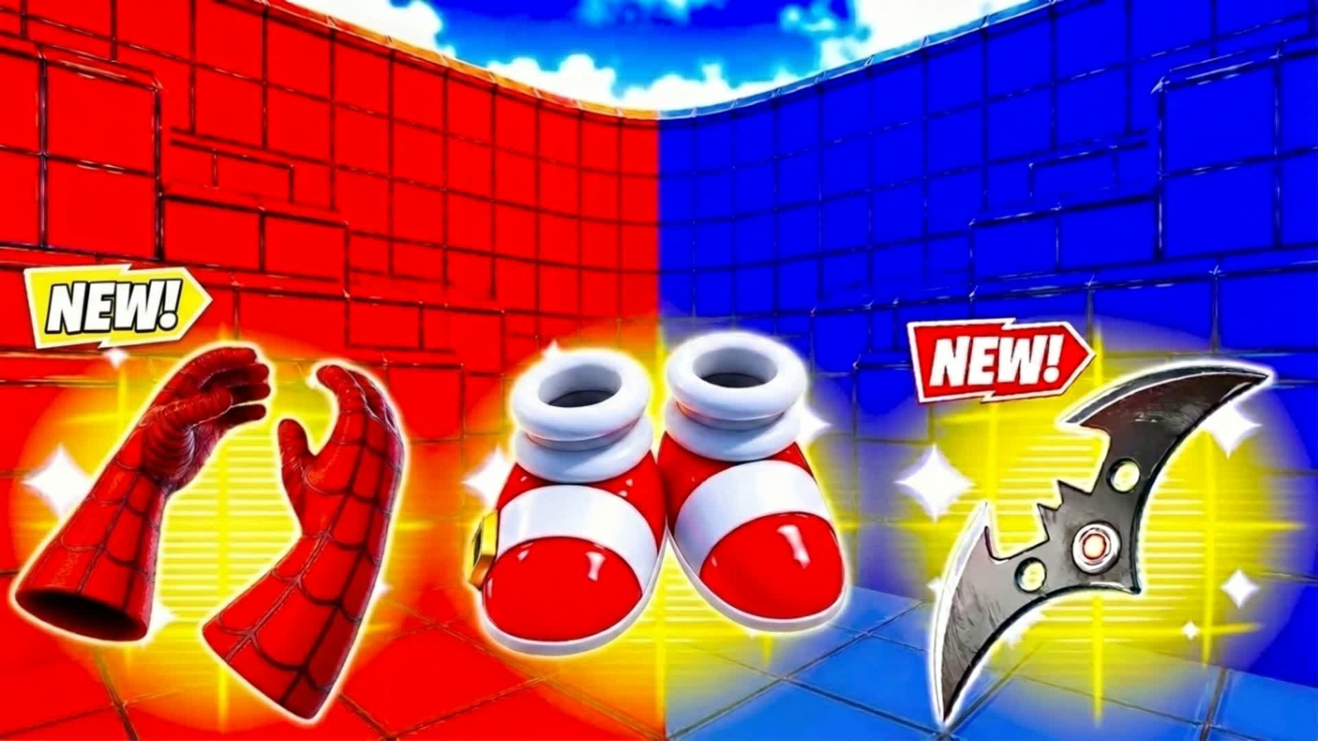 RED VS BLUE SAKICRAZY FUN π΄π΅ β Fortnite Creative map