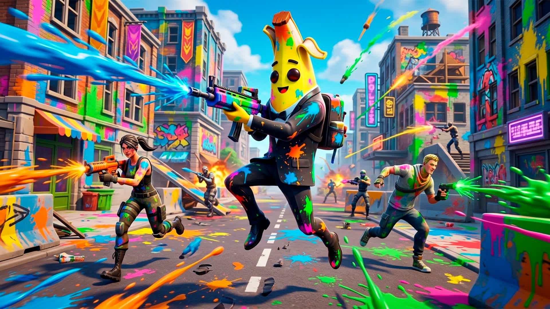 PAINT BATTLE — Fortnite Creative map