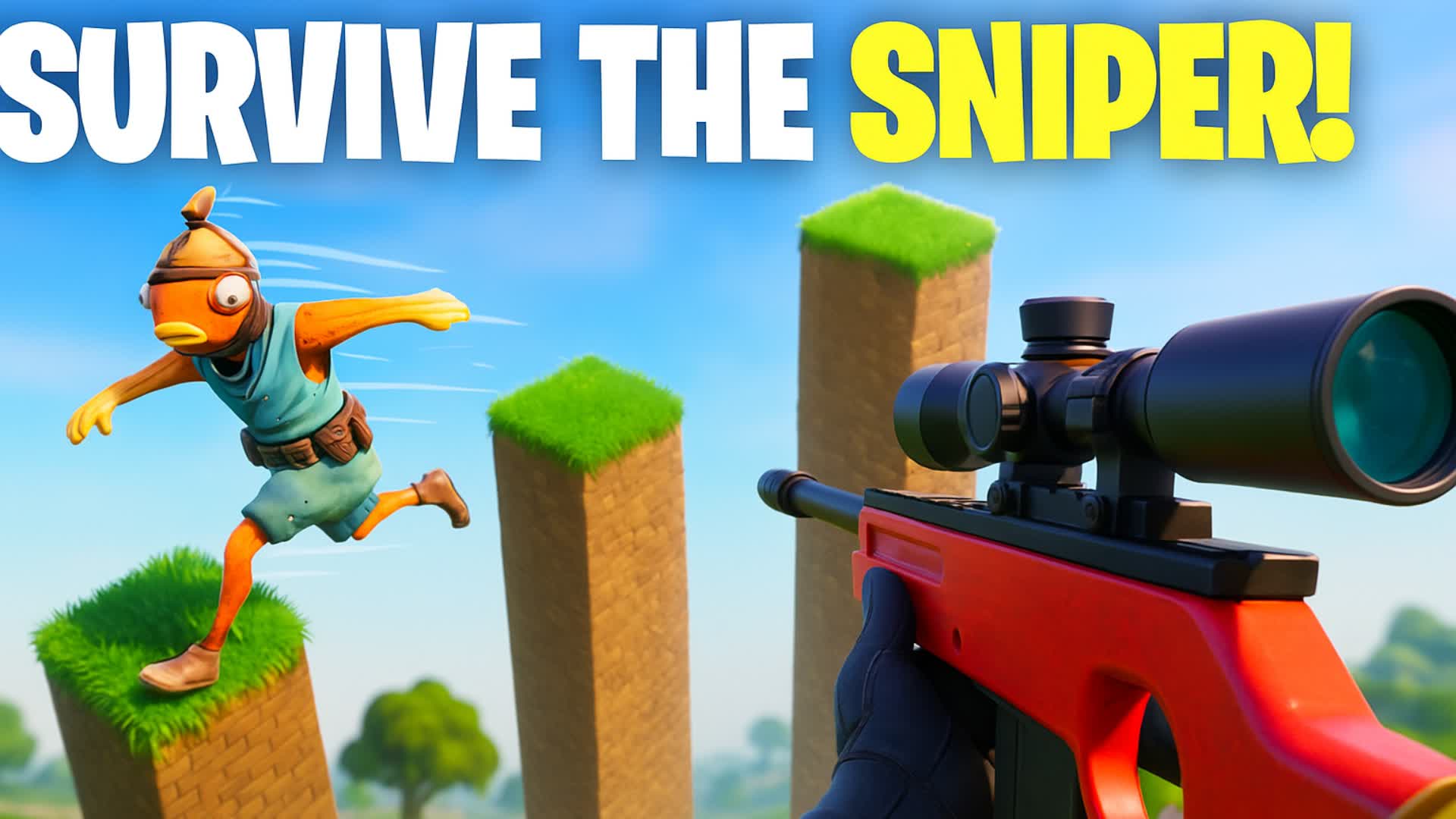 Survive The Sniper — Fortnite Creative map