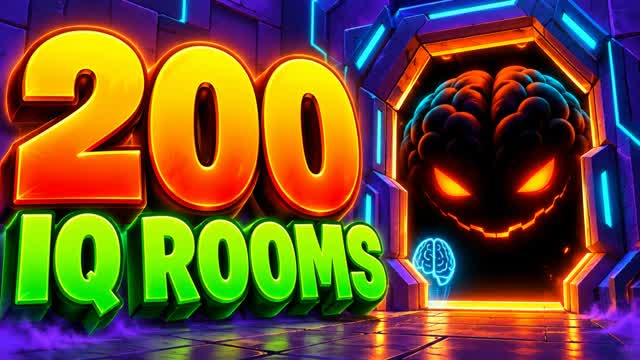🎃200 IQ ESCAPE ROOMS🎃 — Fortnite Creative map
