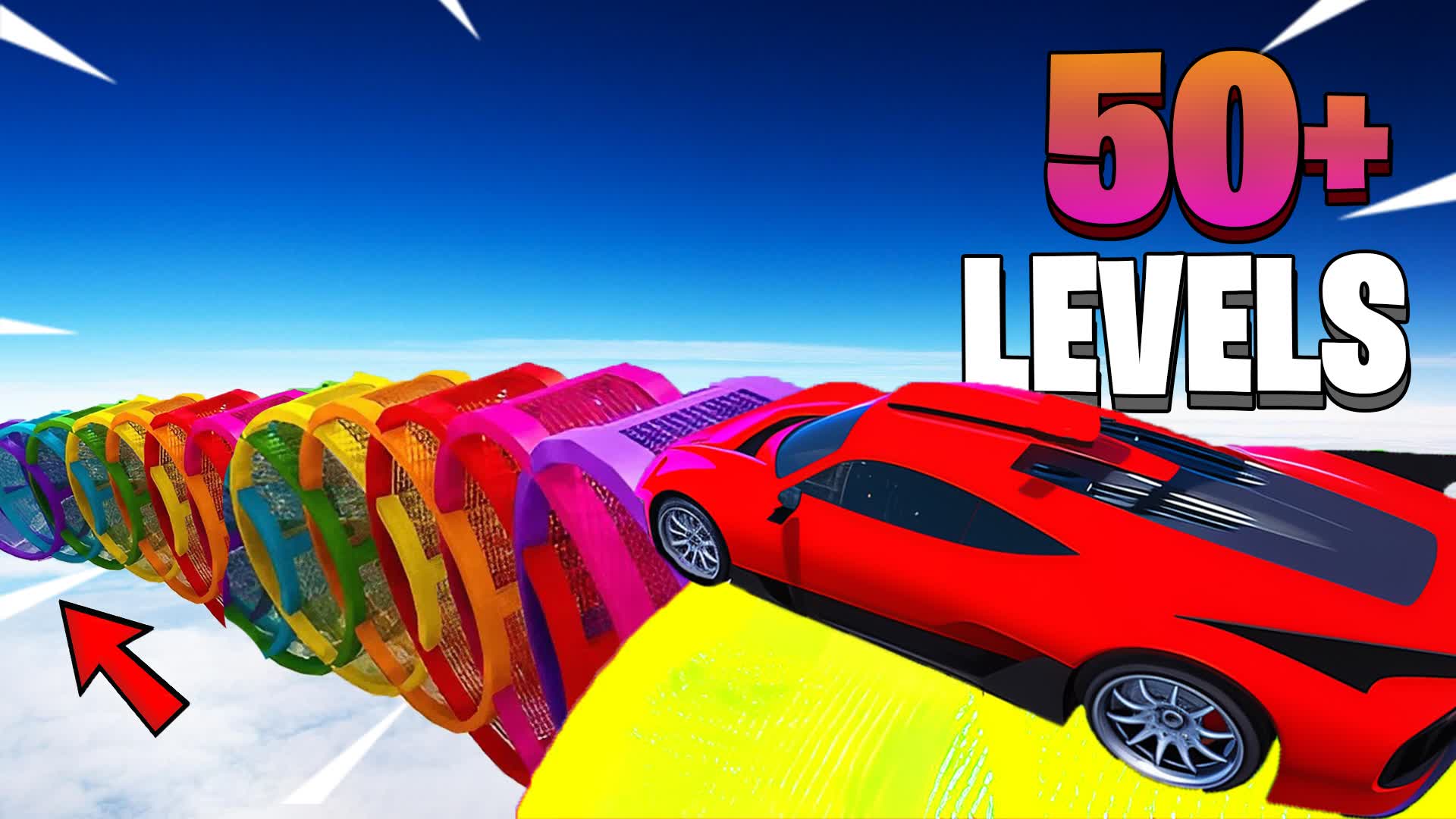 SUPER OBBY CAR PARKOUR โ Fortnite Creative map