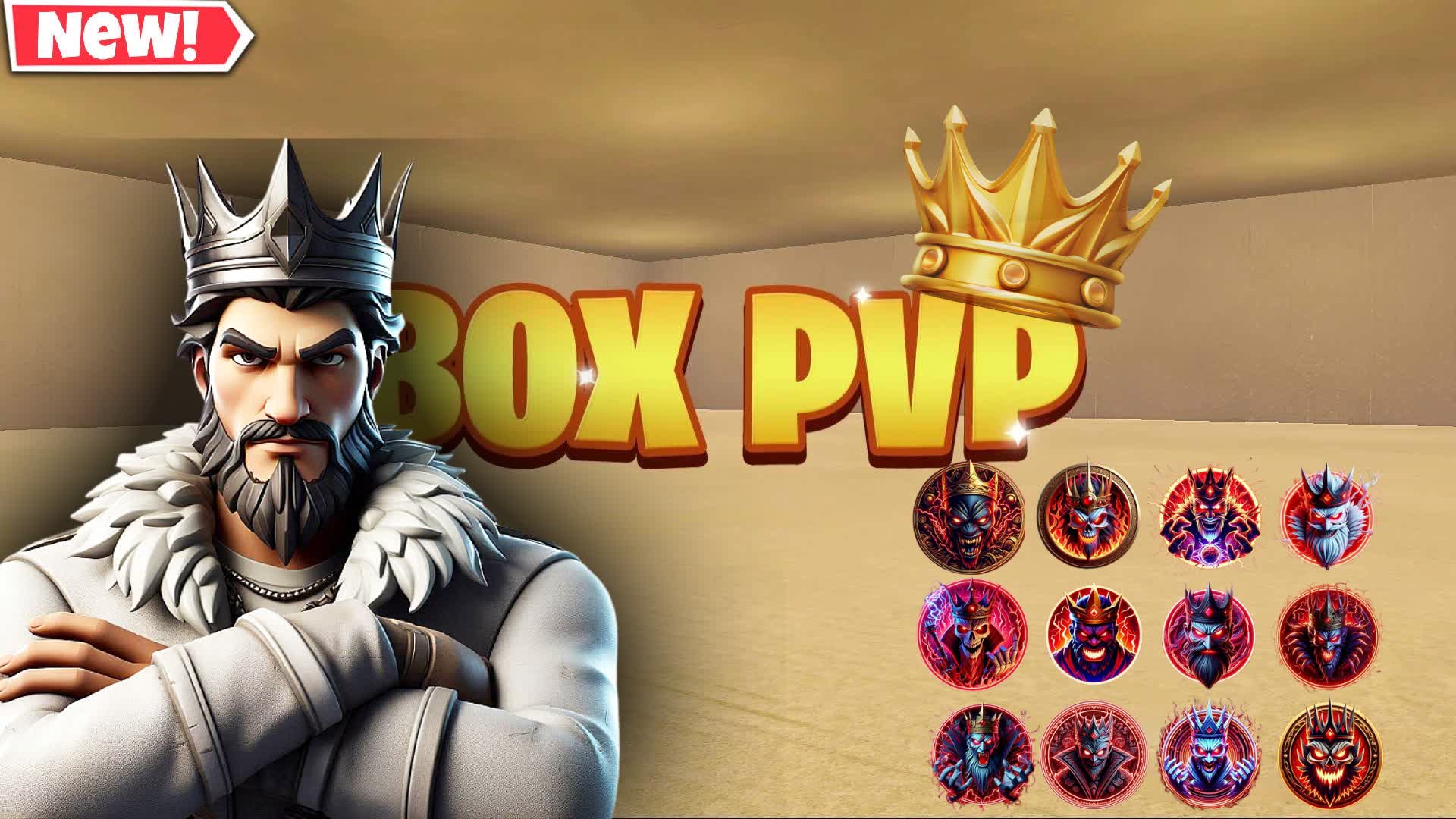 بوكس فايت الملوك |Box Fight Kings — Fortnite Creative map