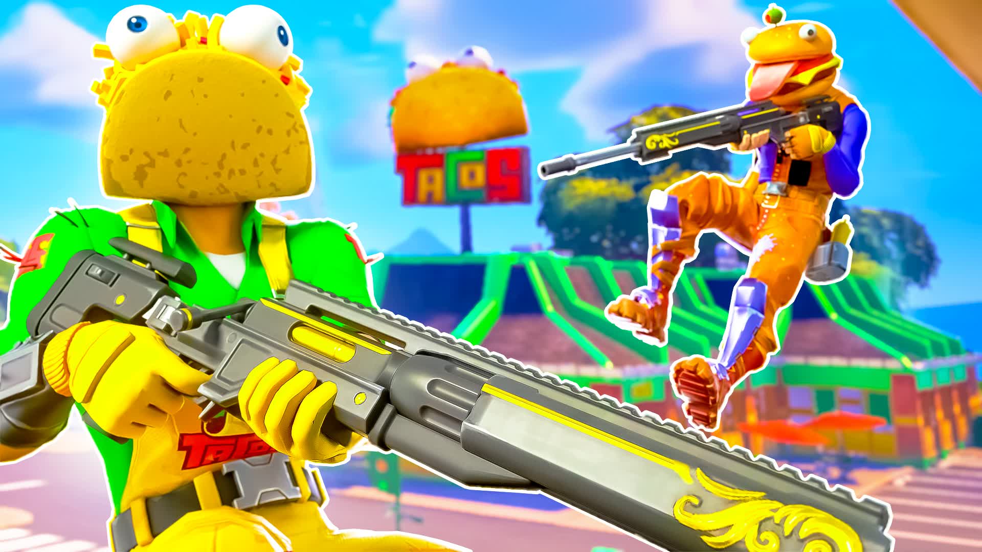 ONE SHOT GREASY🎯 — Fortnite Creative map