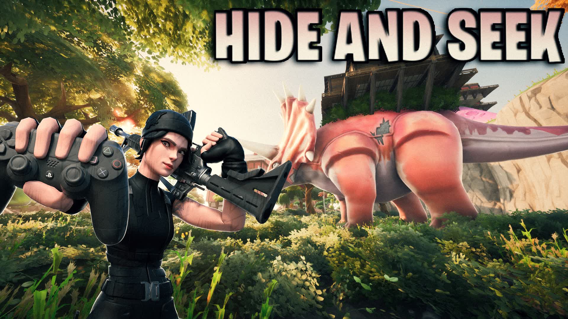 Dino Hide-and-Seek — Fortnite Creative map