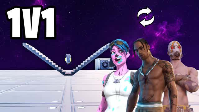 1v1 0 B BUILD FIGHT 😈 — Fortnite Creative map