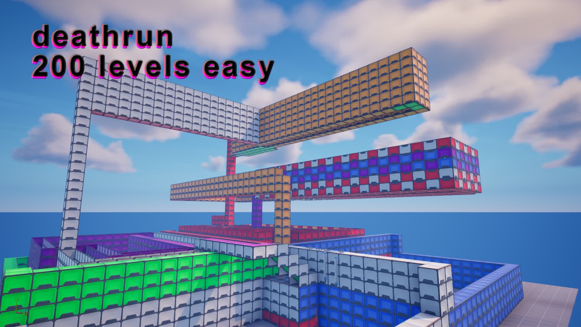 deathrun 4 zones — Fortnite Creative map