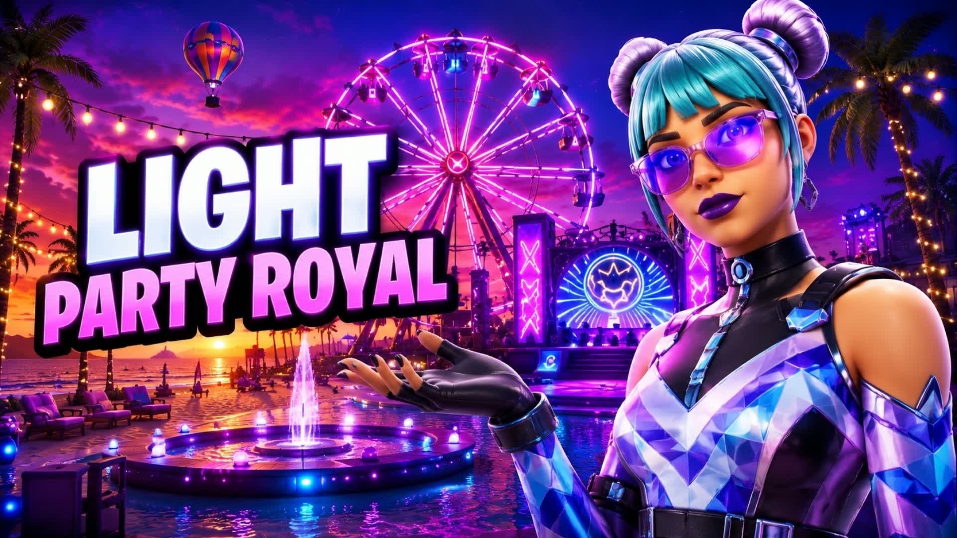 Light Party Royale — Fortnite Creative map