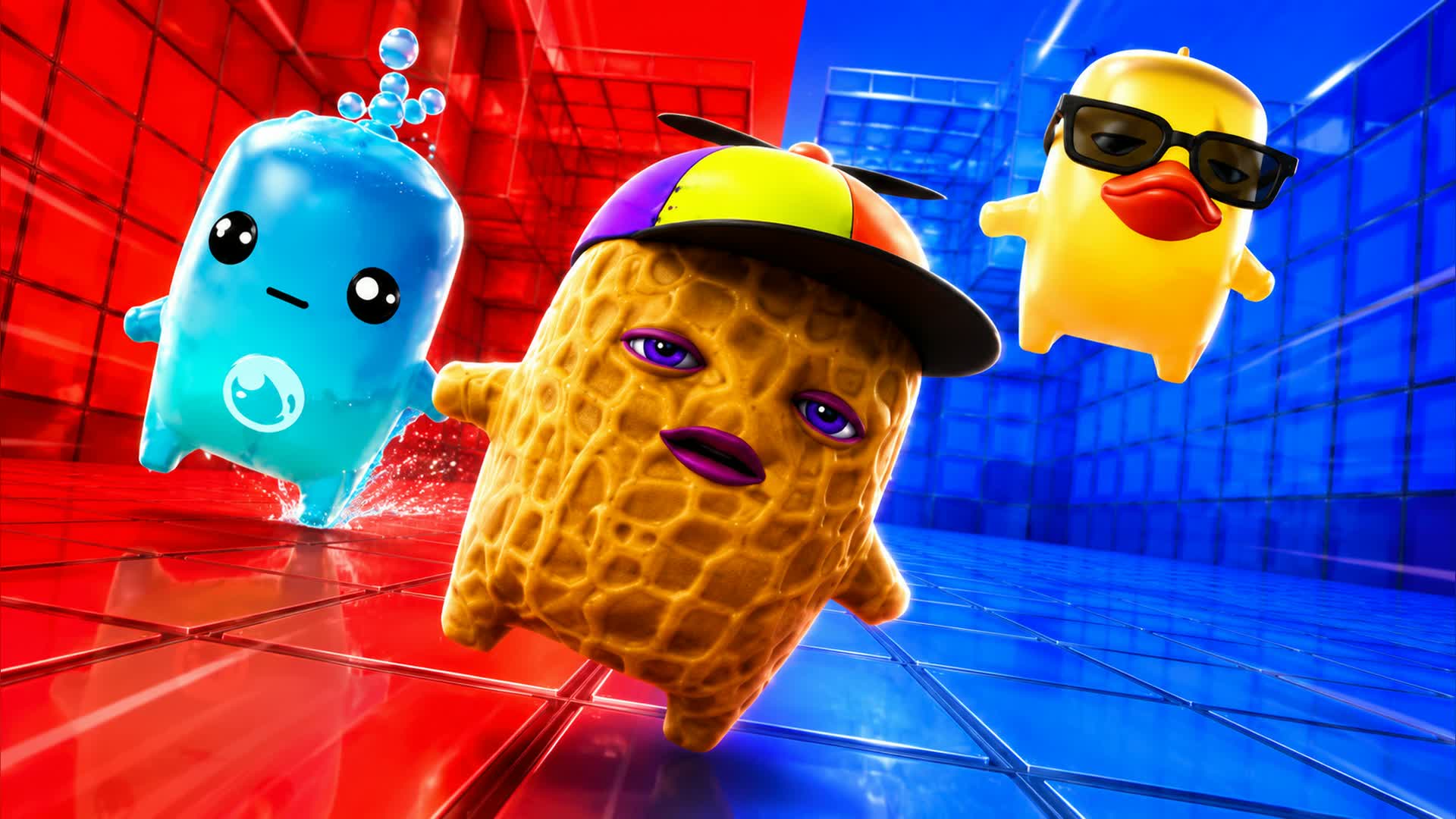 RED VS BLUE LEGENDARY BLITZ π΄π΅ β Fortnite Creative map
