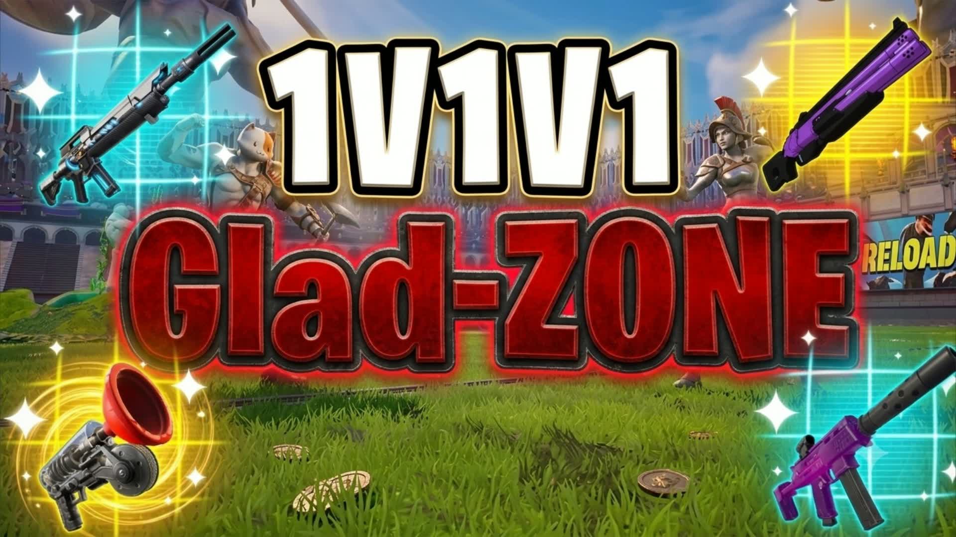 1V1V1 GLADZONE — Fortnite Creative map