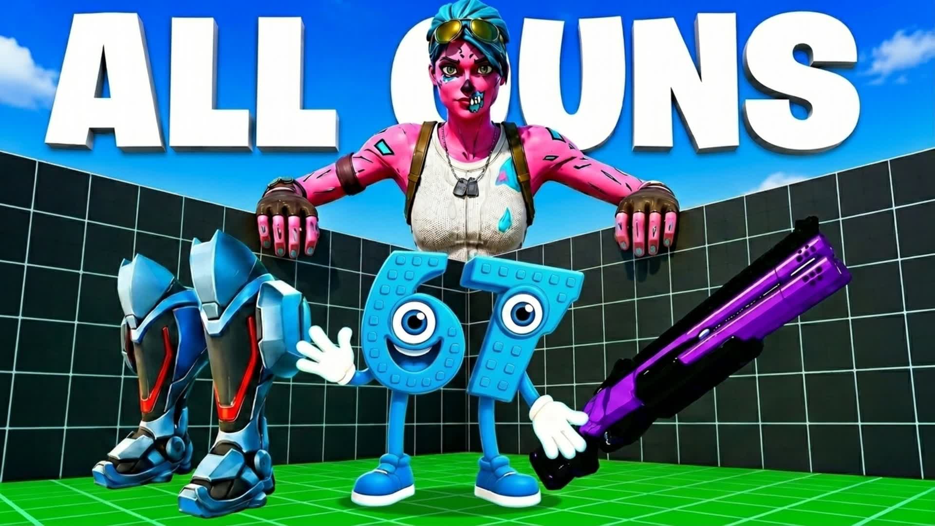 ALL GUNS 1V1 FFA — Fortnite Creative map