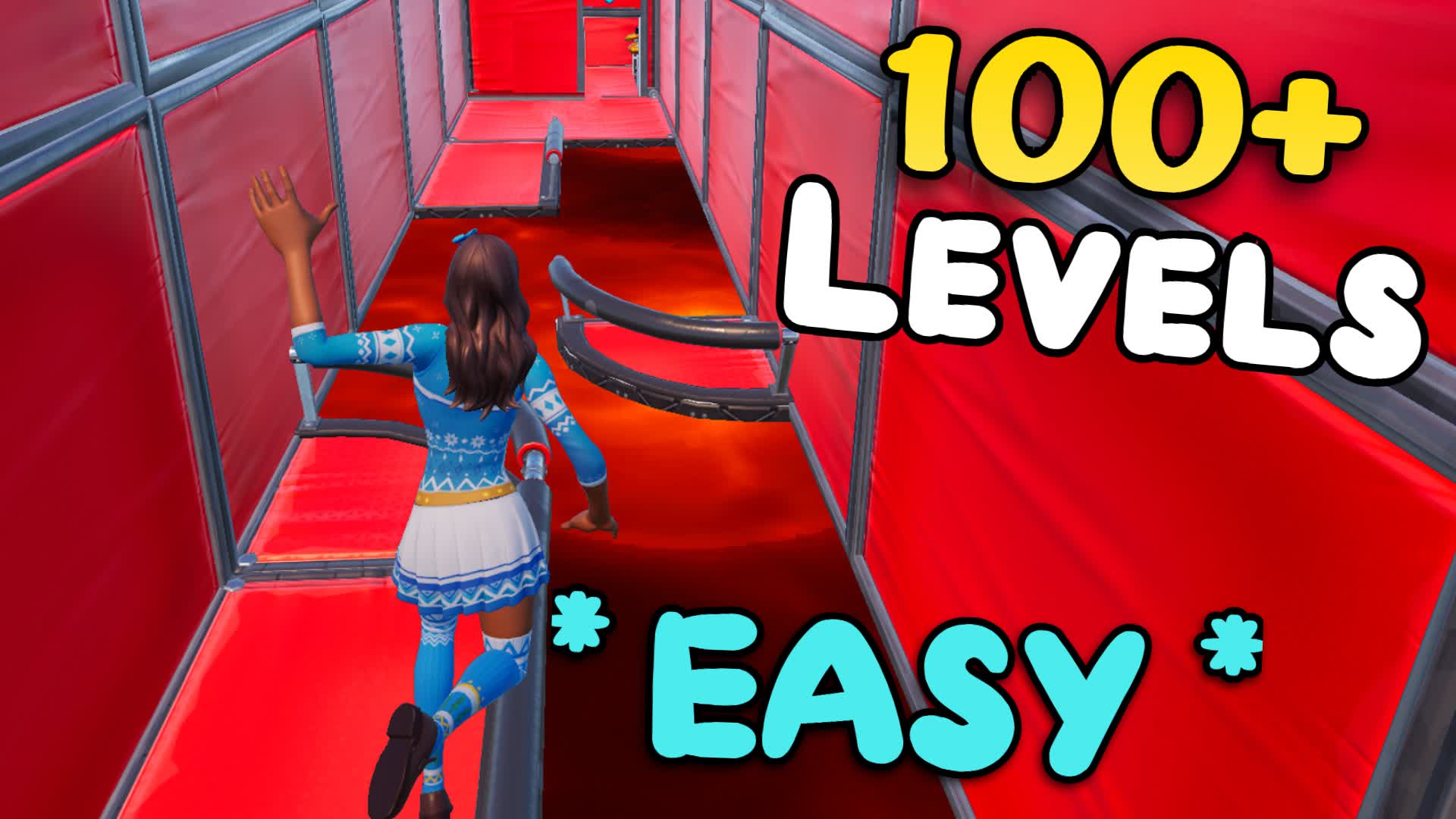 Crazy Parkour โ Fortnite Creative map