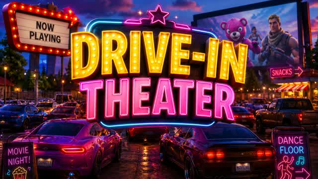 COYOTES DRIVE-IN THEATER — Fortnite Creative map