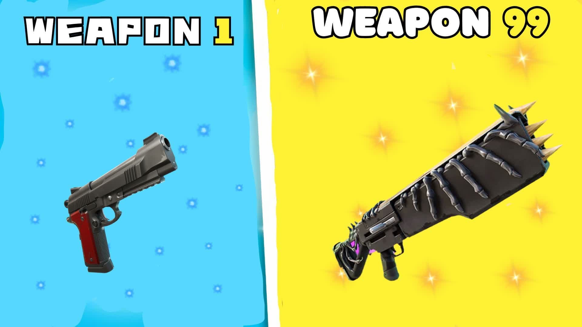 ⭐GUN GAME FFA⭐ — Fortnite Creative map