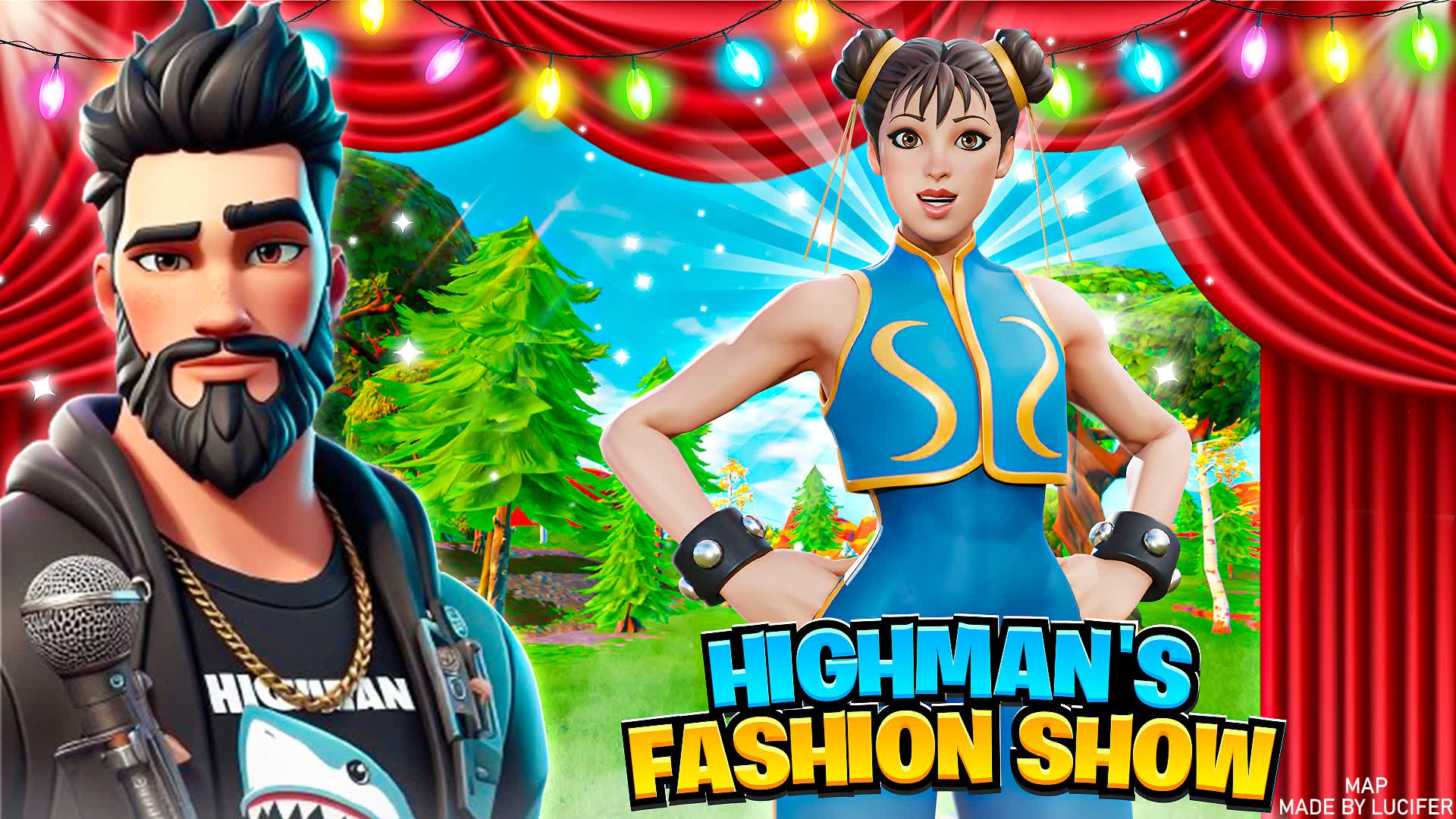 Highman's Fashion Show - 50 Players — Fortnite Creative map