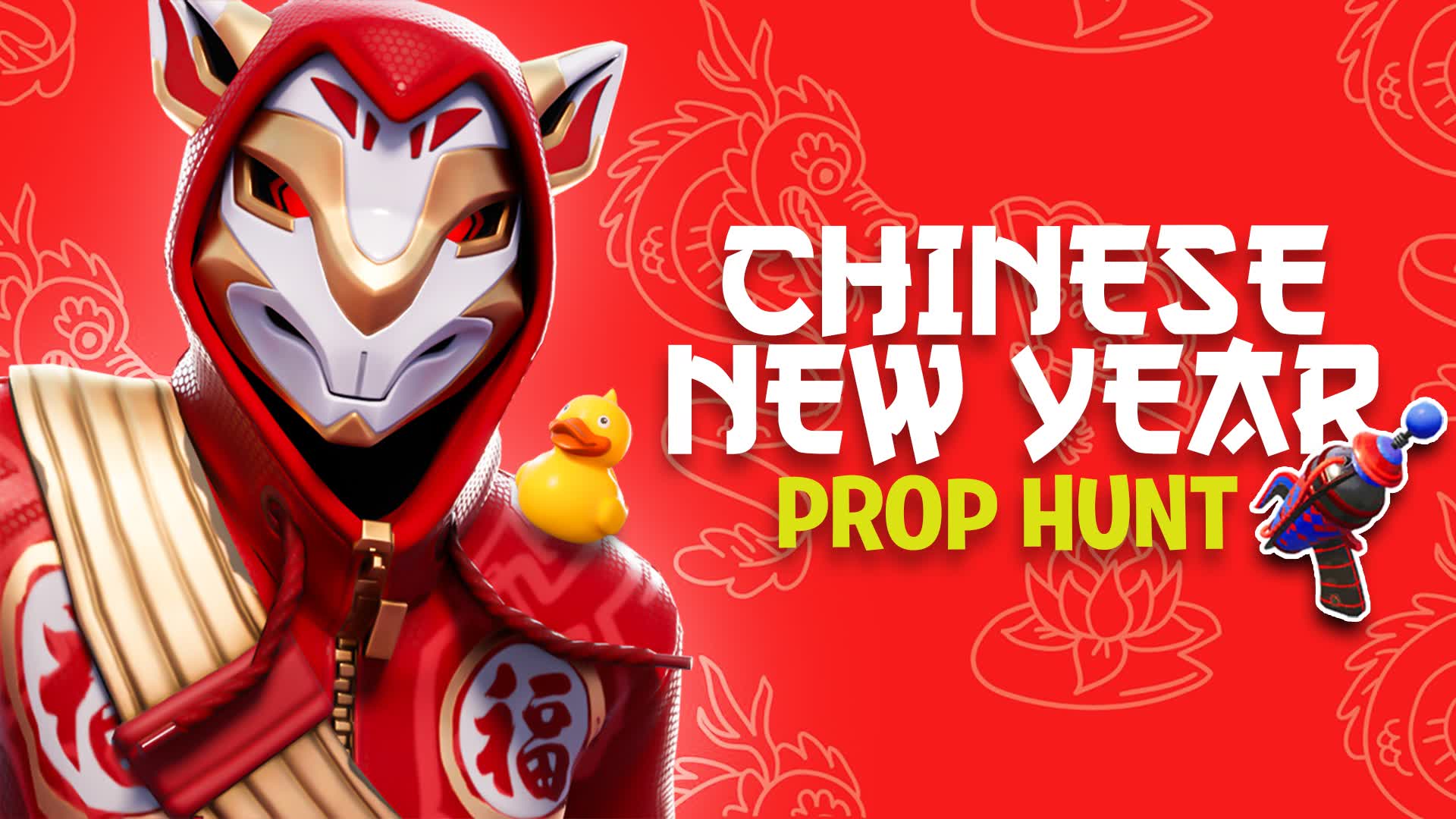 Chinese New Year Prop Hunt: Party Spring — Fortnite Creative map