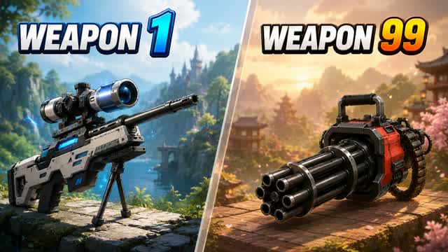 gun game one shot FFA 🔫👣 — Fortnite Creative map