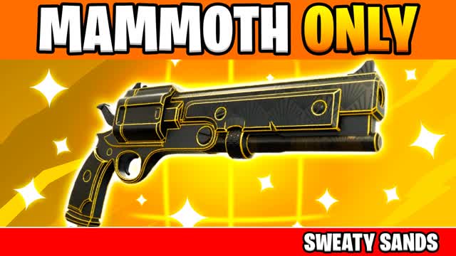 🎯MAMMOTH ONE SHOT🔫 SWEATY SANDS — Fortnite Creative map