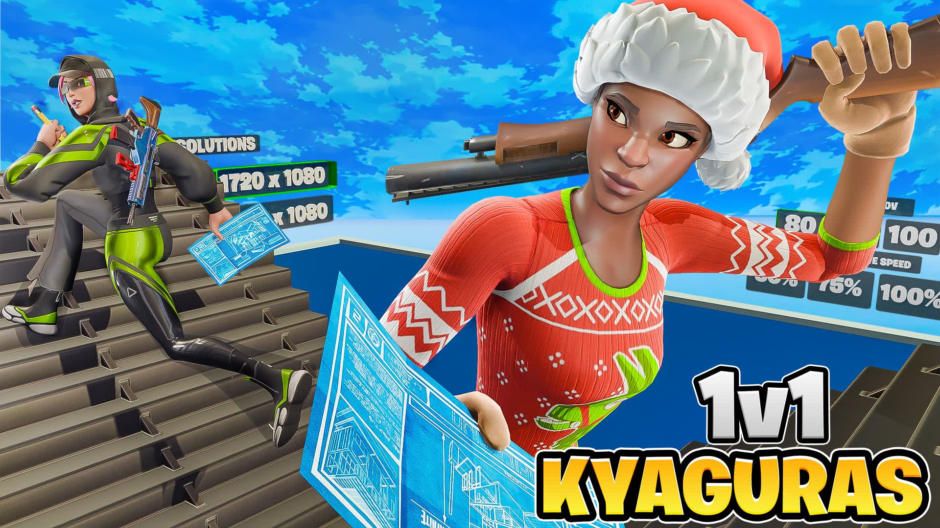 Kyaguras 1v1 — Fortnite Creative map
