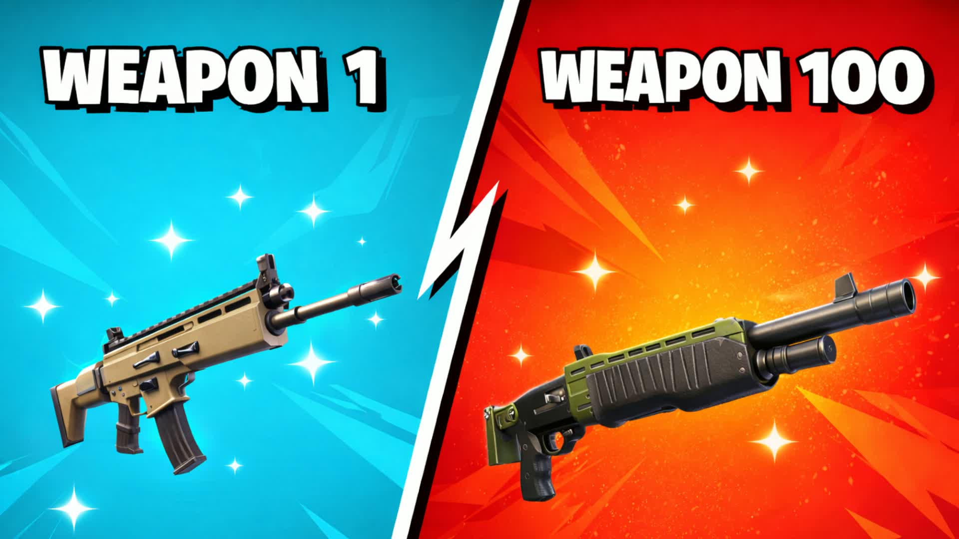 RANDOM GUN GAME β Fortnite Creative map
