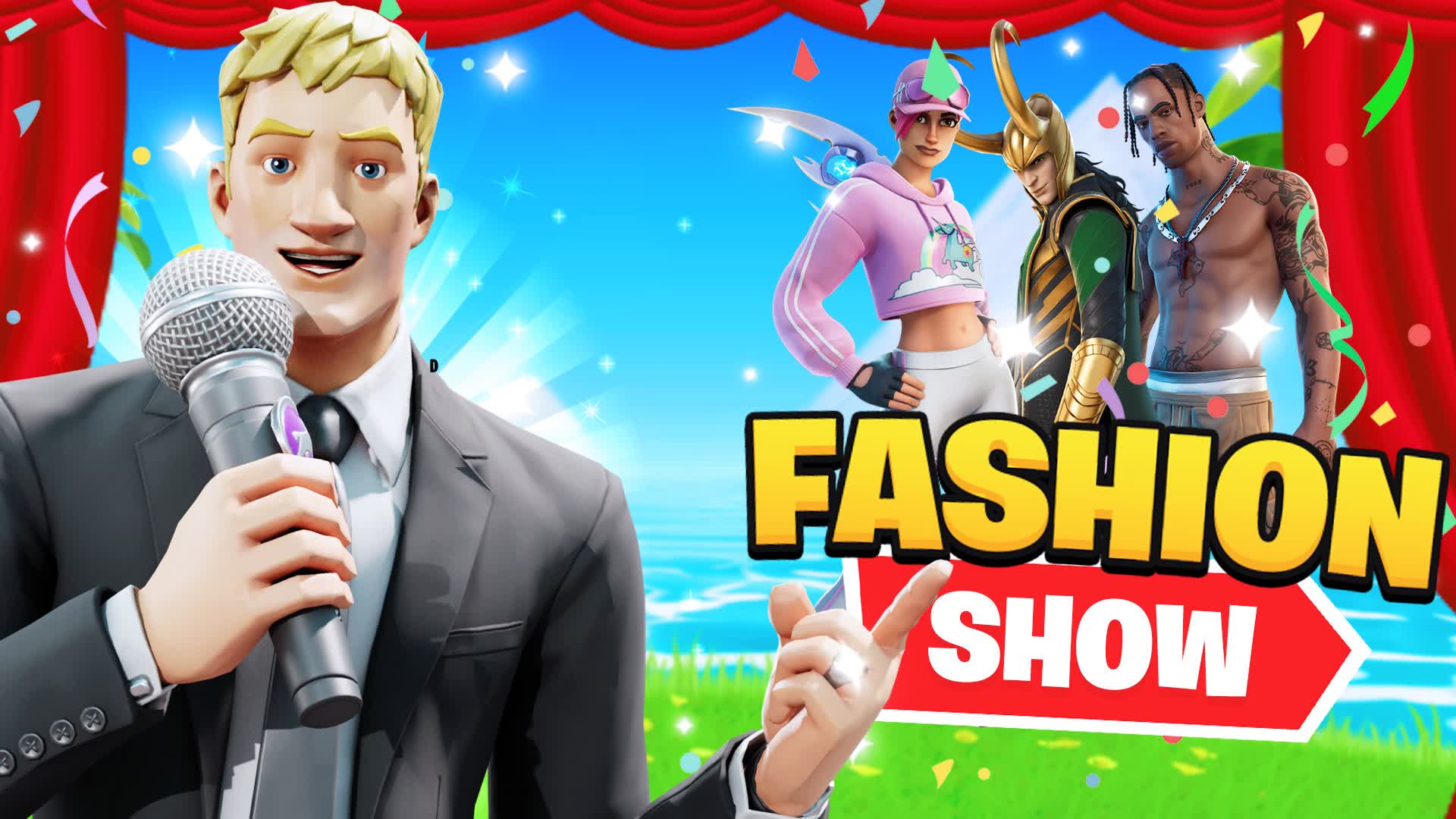 Masked Builder Fashion Show — Fortnite Creative map