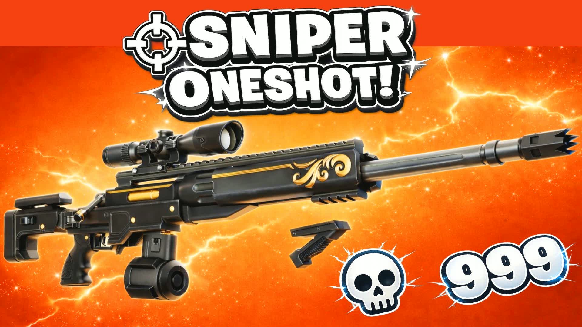 CRAZY SNIPER ONE SHOT π― GUN GAME π« β Fortnite Creative map