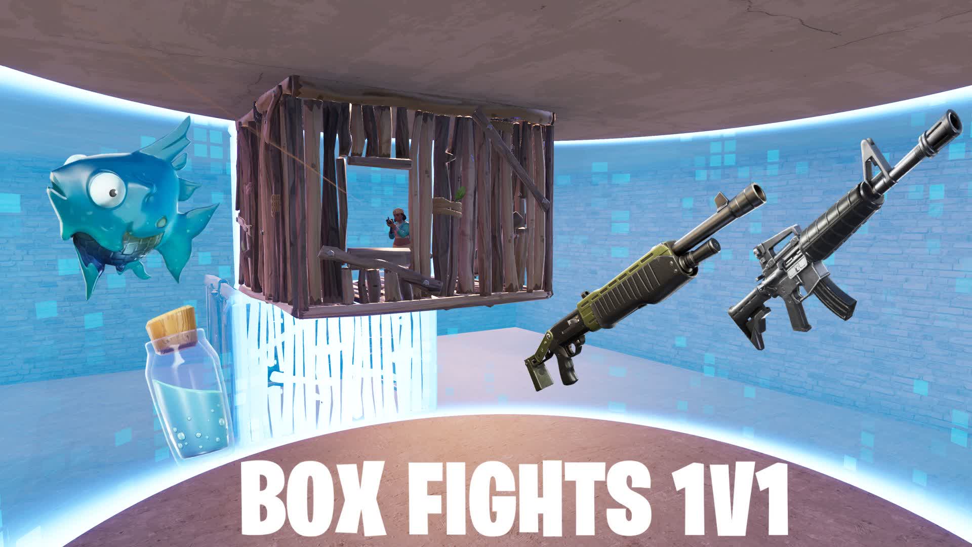 BOX FIGHTS 1V1 — Fortnite Creative map
