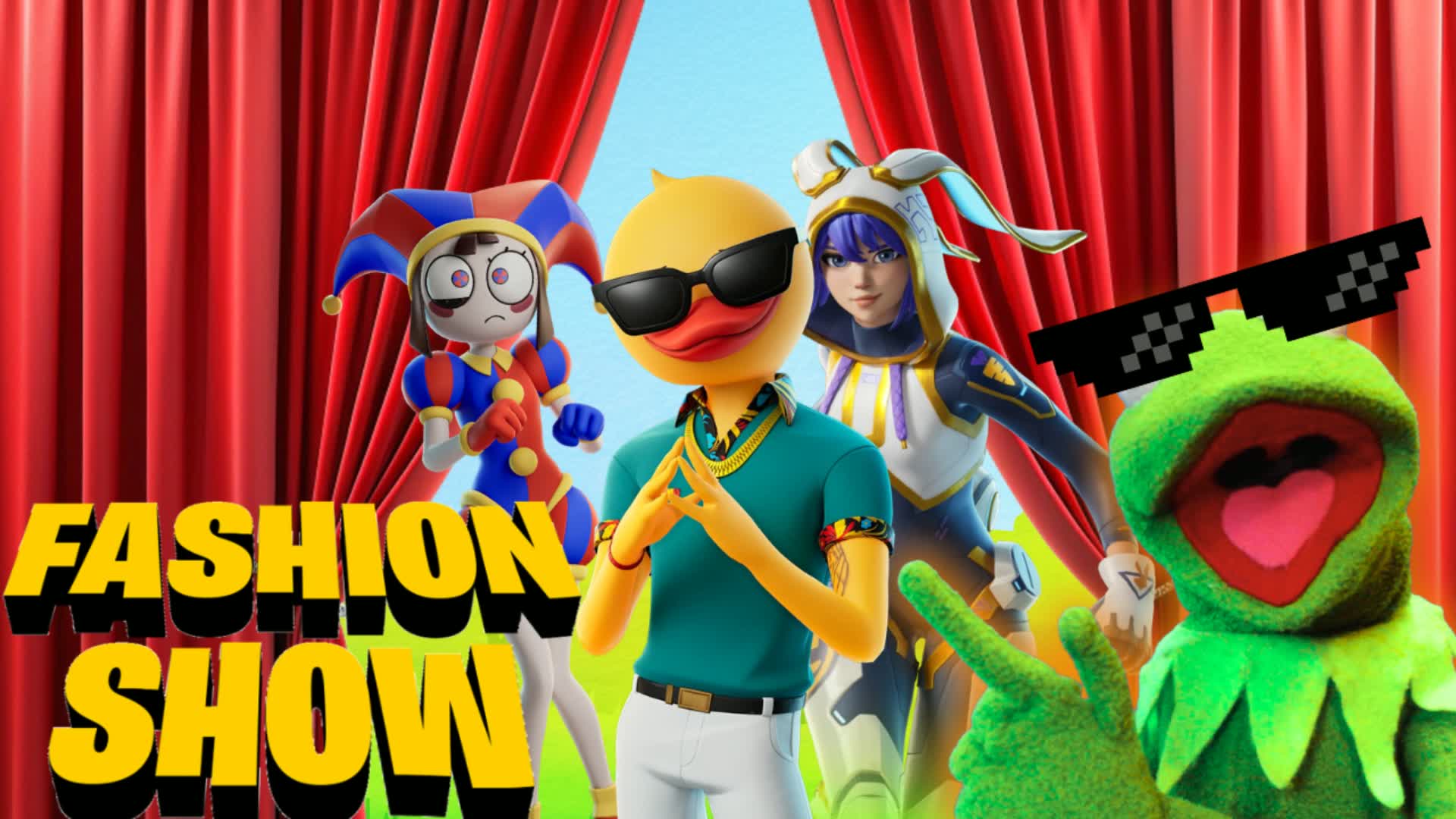 KERMITKLIPS FASHION SHOW 4 STREAMERS — Fortnite Creative map