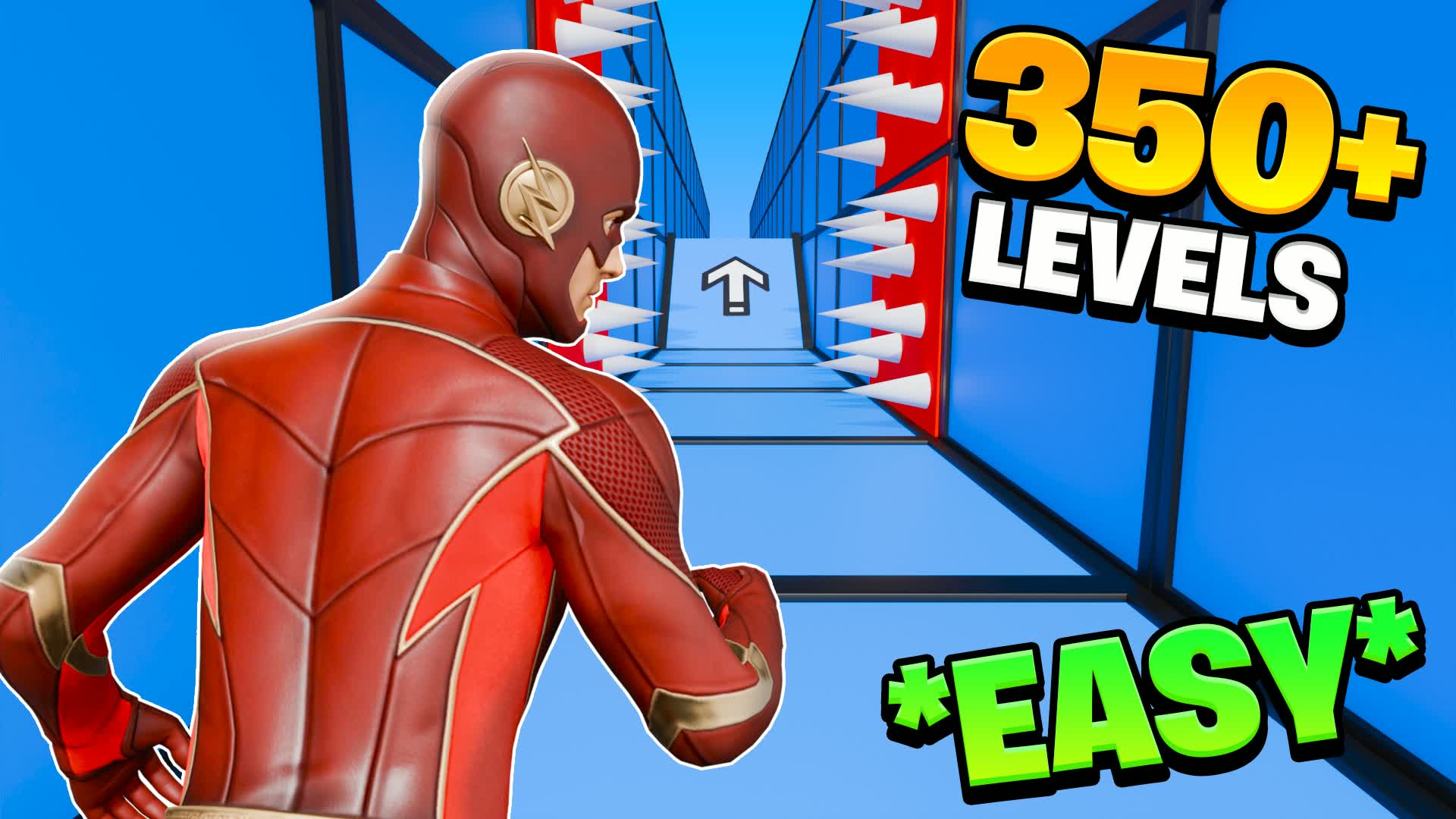 MEGA PARKOUR 350+ باركور ⭐ — Fortnite Creative map