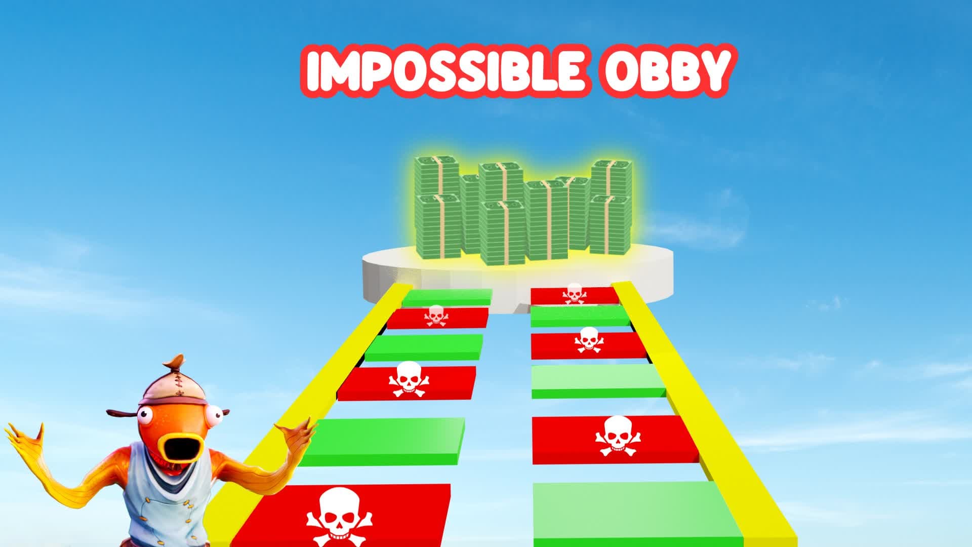Impossible Obby 1% — Fortnite Creative map