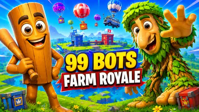 99 BOTS ROYALE π― ALL GUNS β FFA β Fortnite Creative map