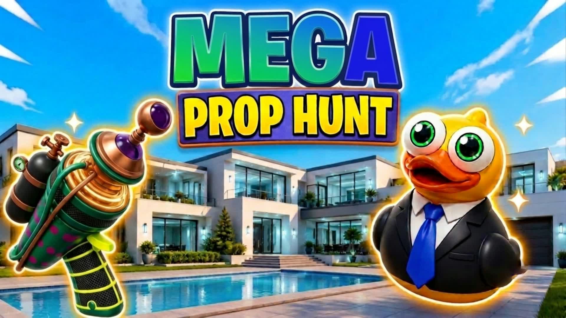 SUPER MEGA PROP HUNT-道具躲猫猫 2 — Fortnite Creative map