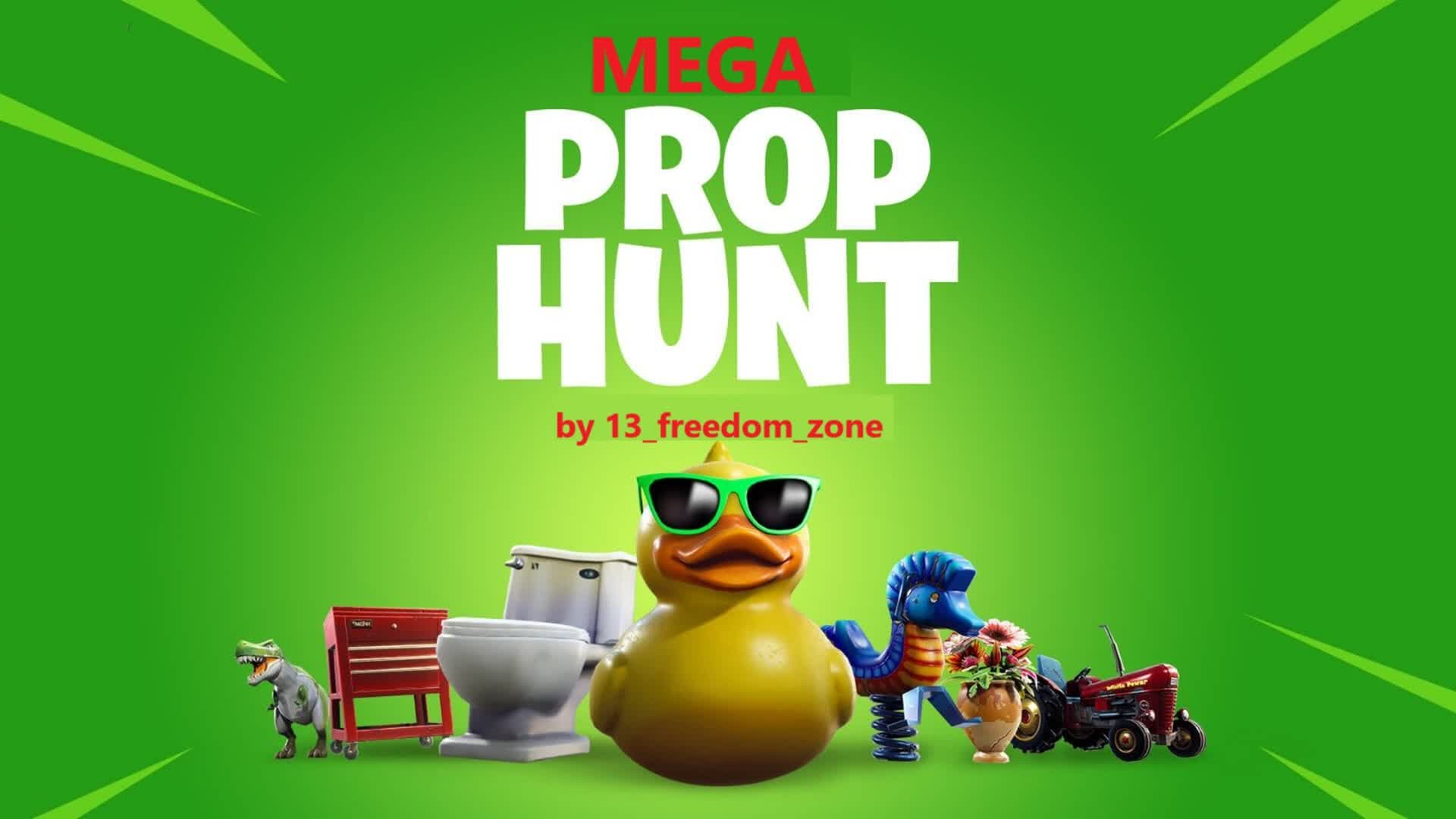 Mega Prop Hunt — Fortnite Creative map