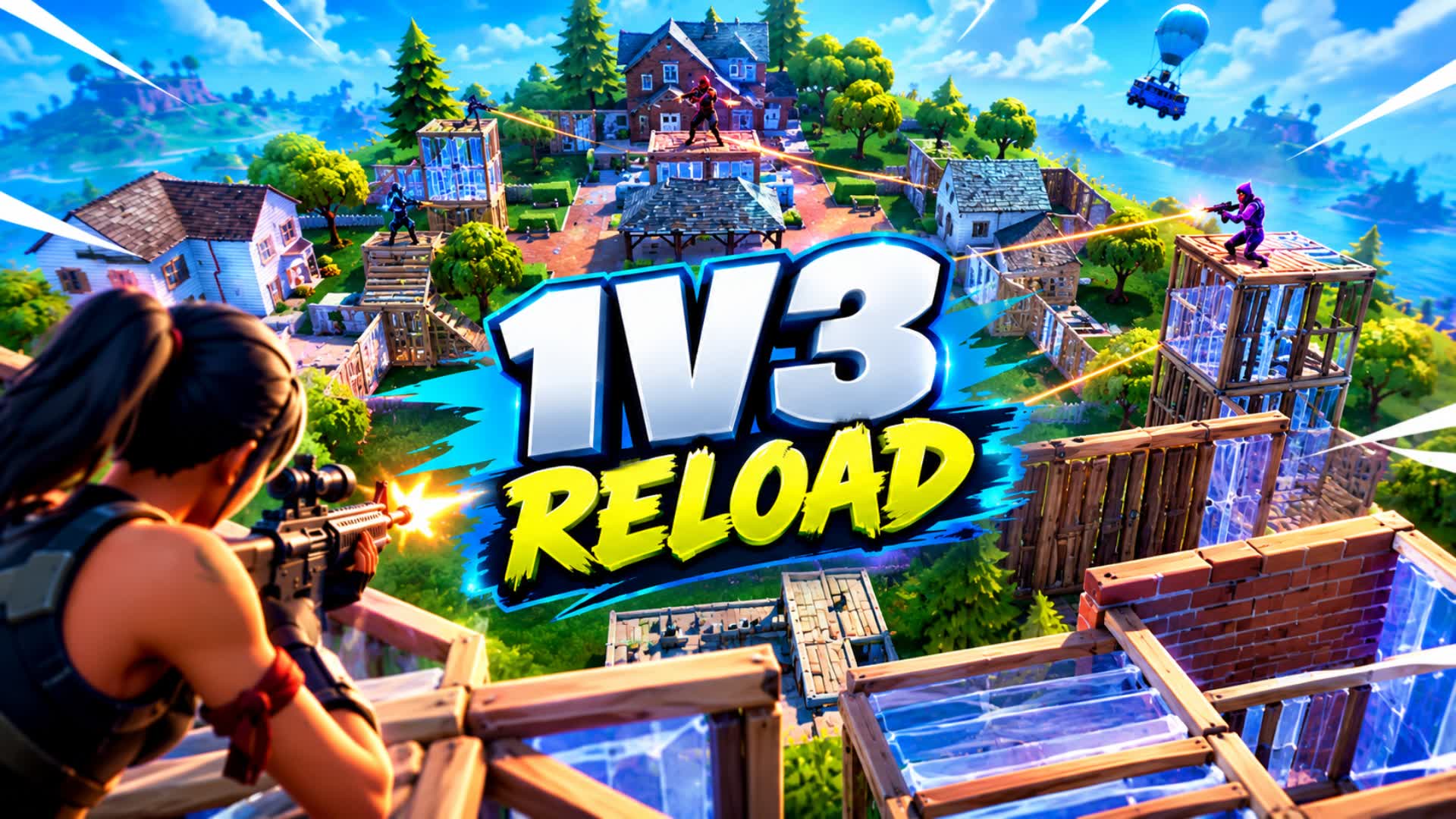 RELOAD 1V3 — Fortnite Creative map