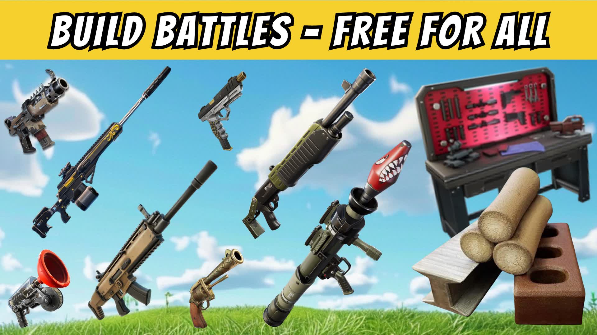 Build Battle - Free For All โ Fortnite Creative map