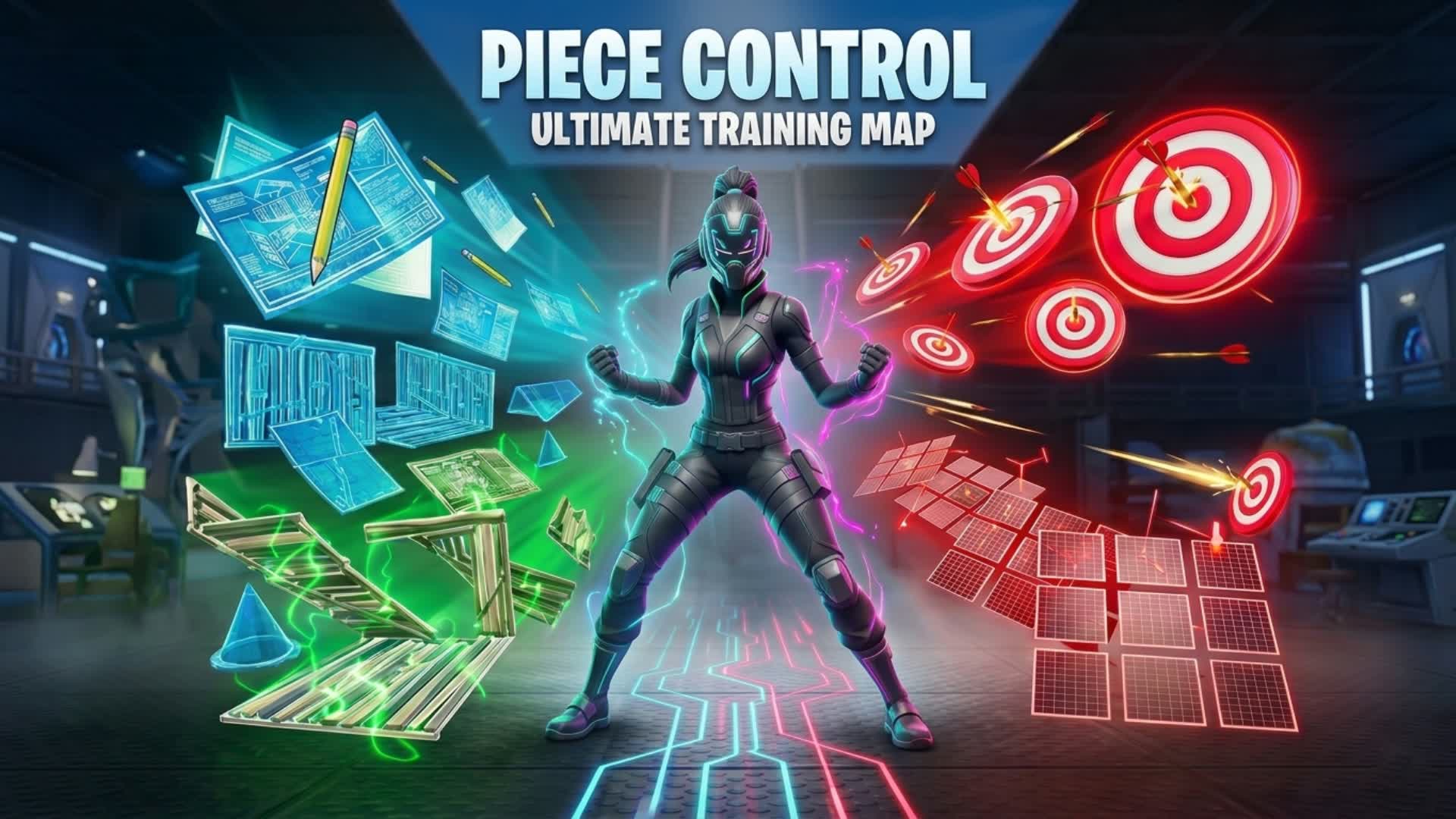 Piece Control & Freebuild — Fortnite Creative map