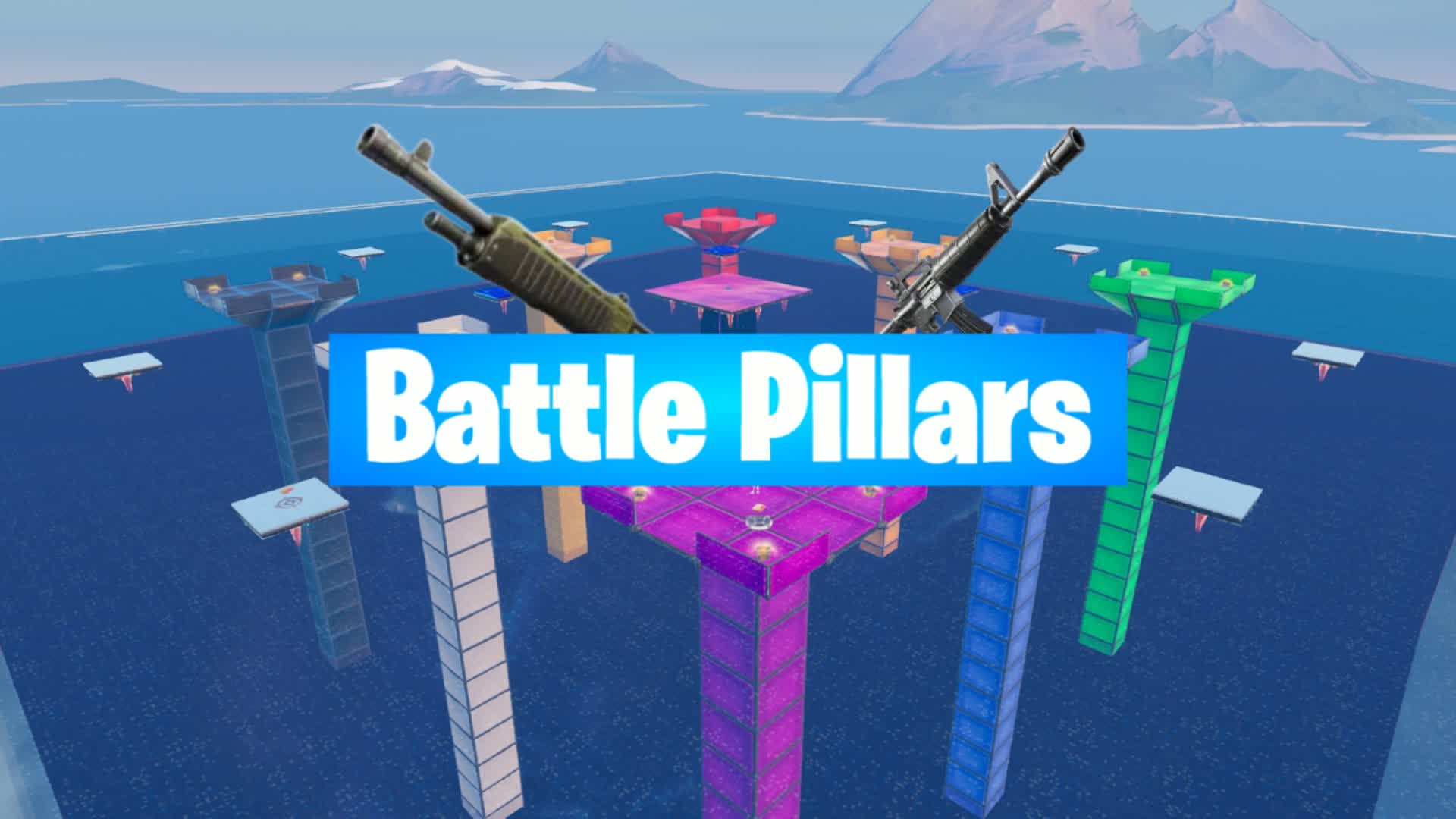 Battle Pillars — Fortnite Creative map