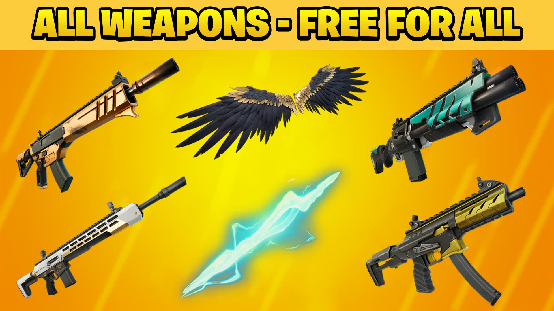 FREE FOR ALL - ALL WEAPONS — Fortnite Creative map