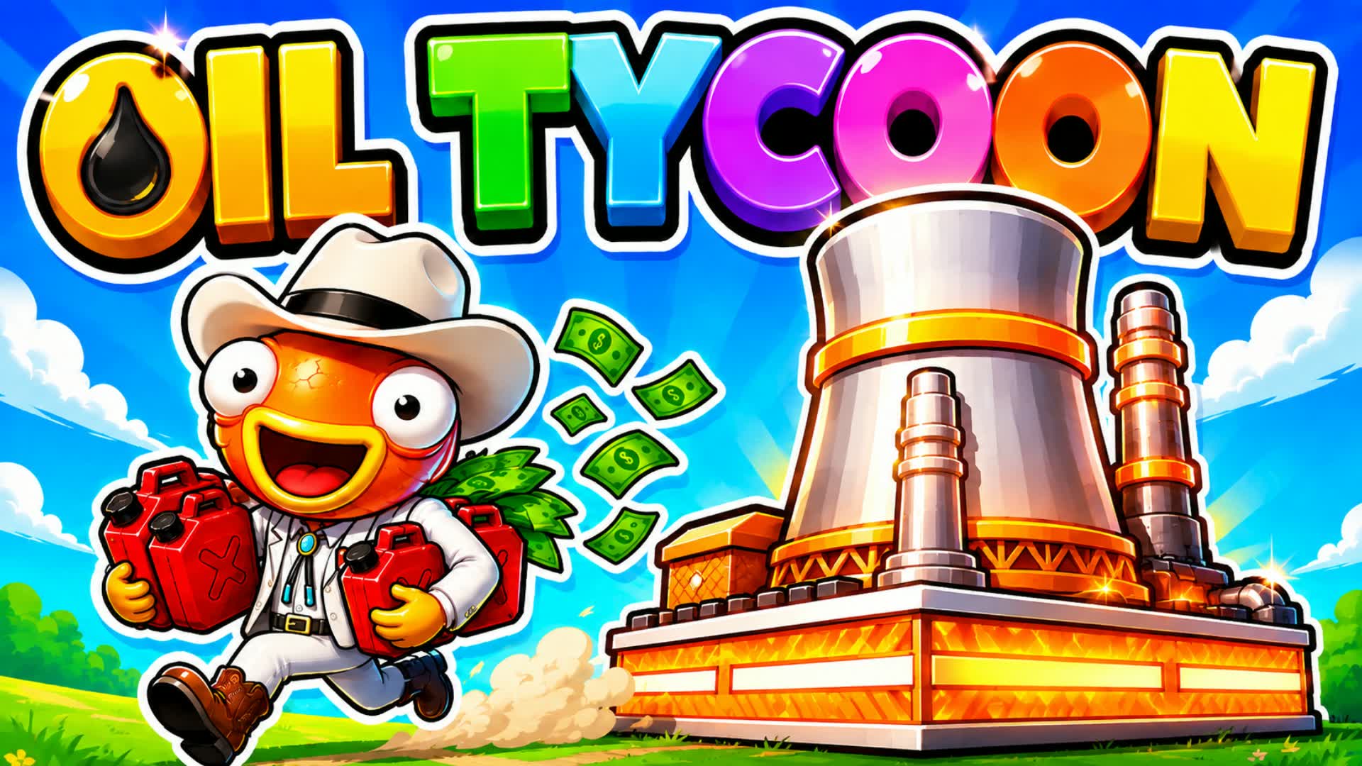 STEAL THE OIL TYCOON β Fortnite Creative map