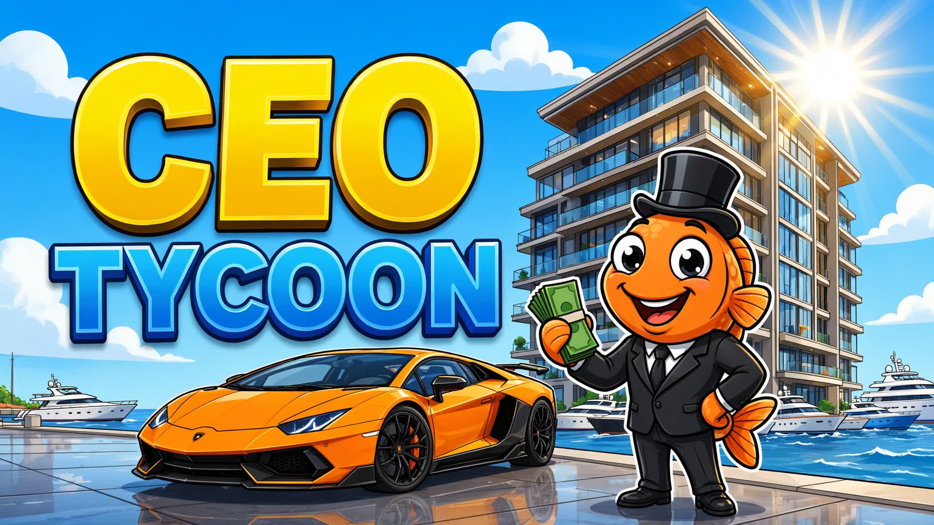 🌇CEO TYCOON 💎 — Fortnite Creative map
