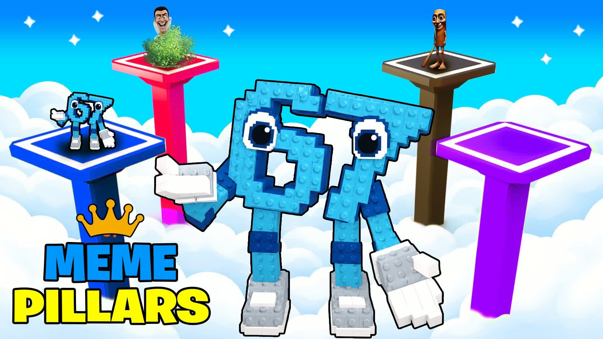 MEME PILLARS BRAINROT β (PILLARS) β Fortnite Creative map