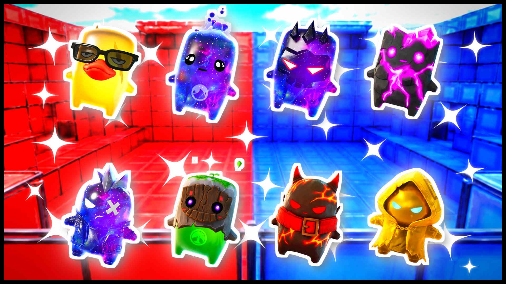 DIRECT TARGET RED VS BLUE π΄π΅ β Fortnite Creative map