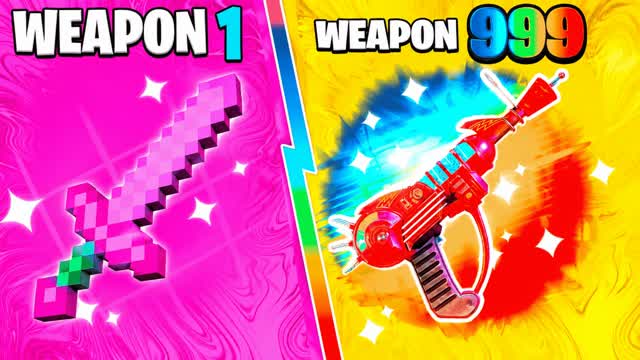 🌟ULTRA CHAOS🔫GUN GAME🎯ONE SHOT — Fortnite Creative map