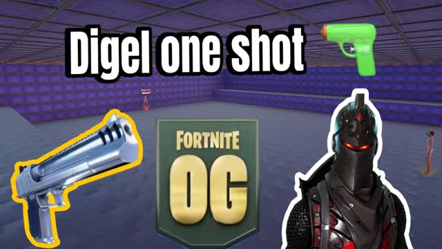 Digel one shot (OG) 🔫💥 — Fortnite Creative map