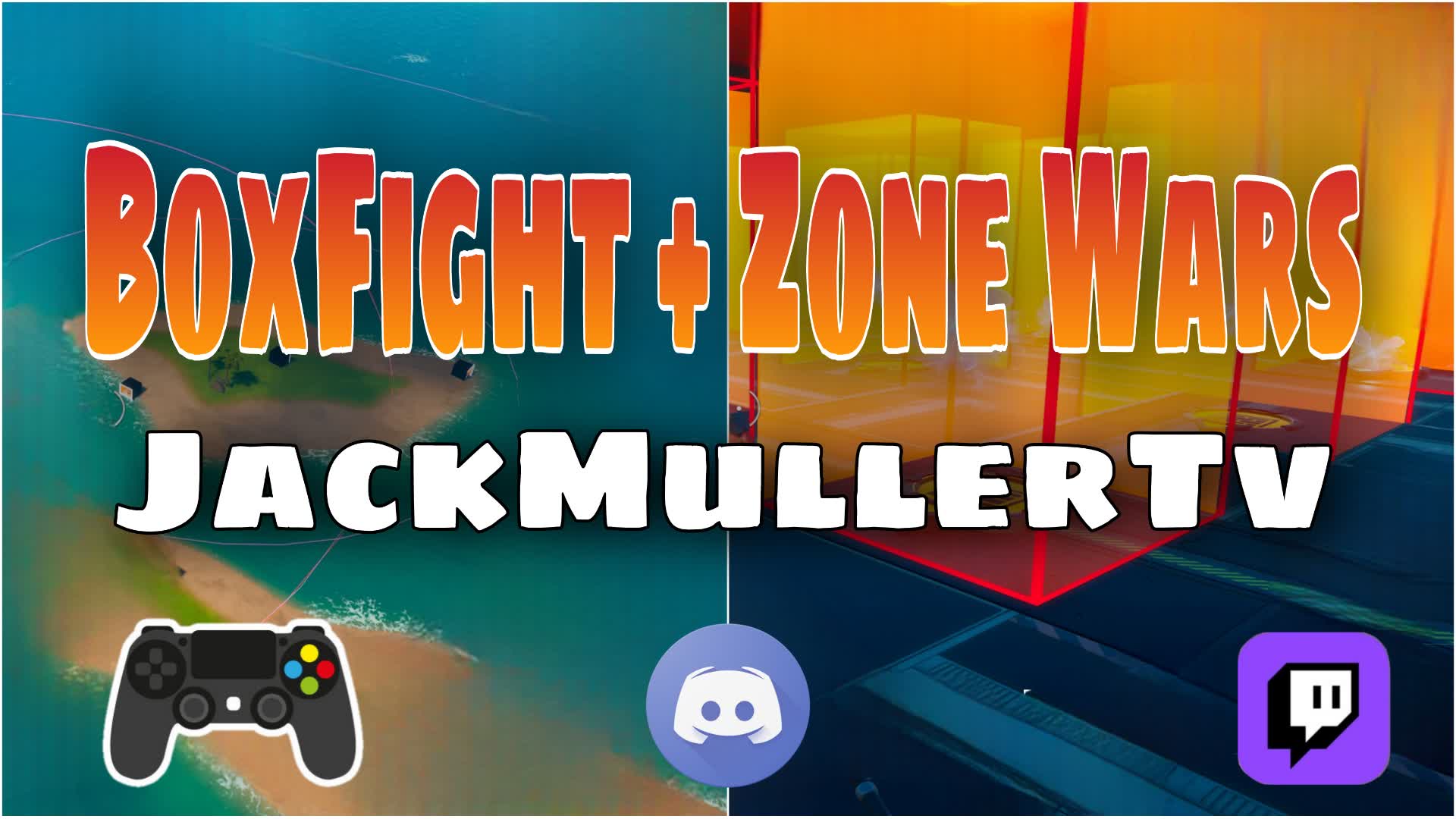 BoxFight y Zone Wars JackMullerTv — Fortnite Creative map