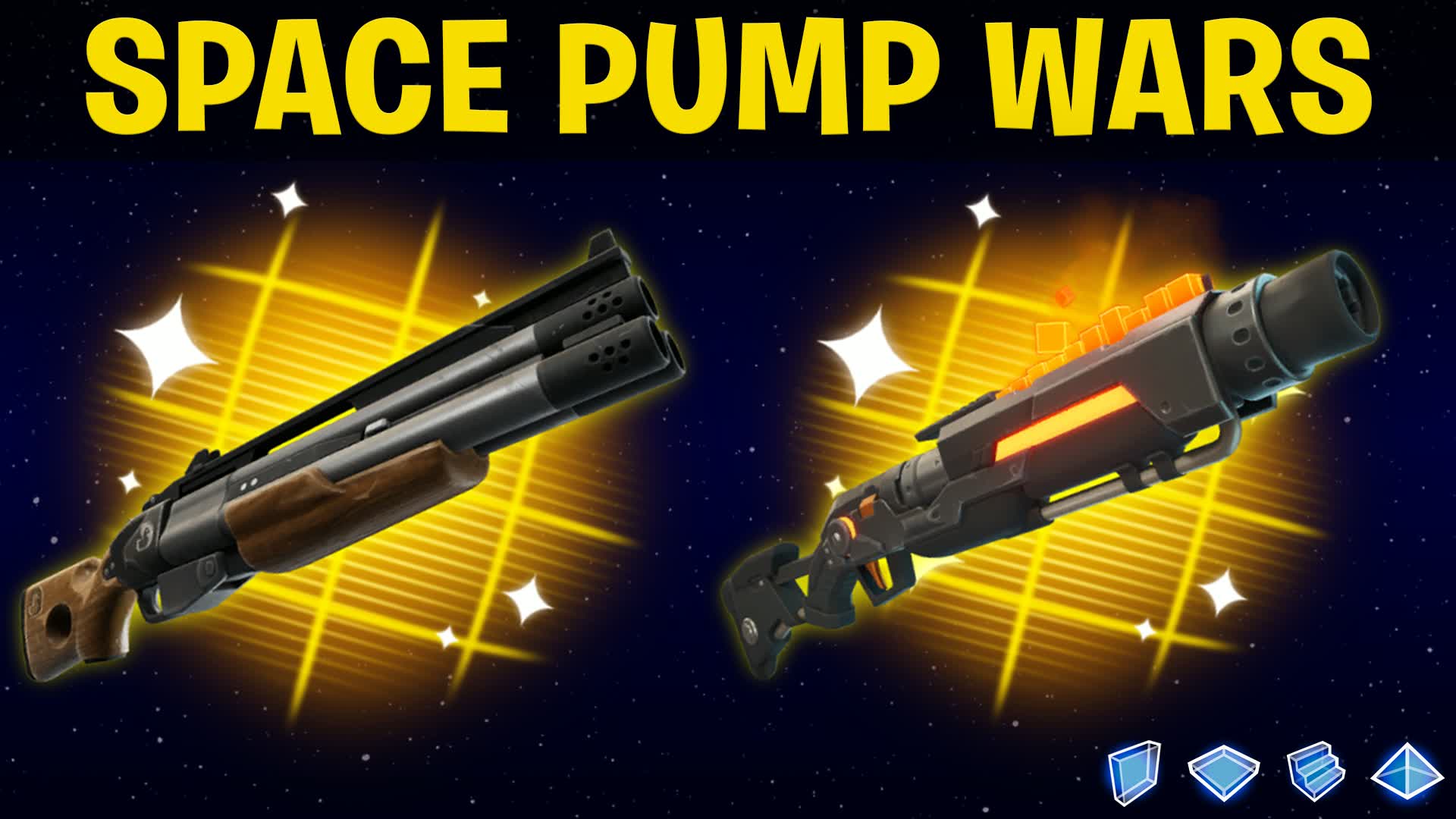 SPACE EDIT PUMP WARS๐ โ Fortnite Creative map