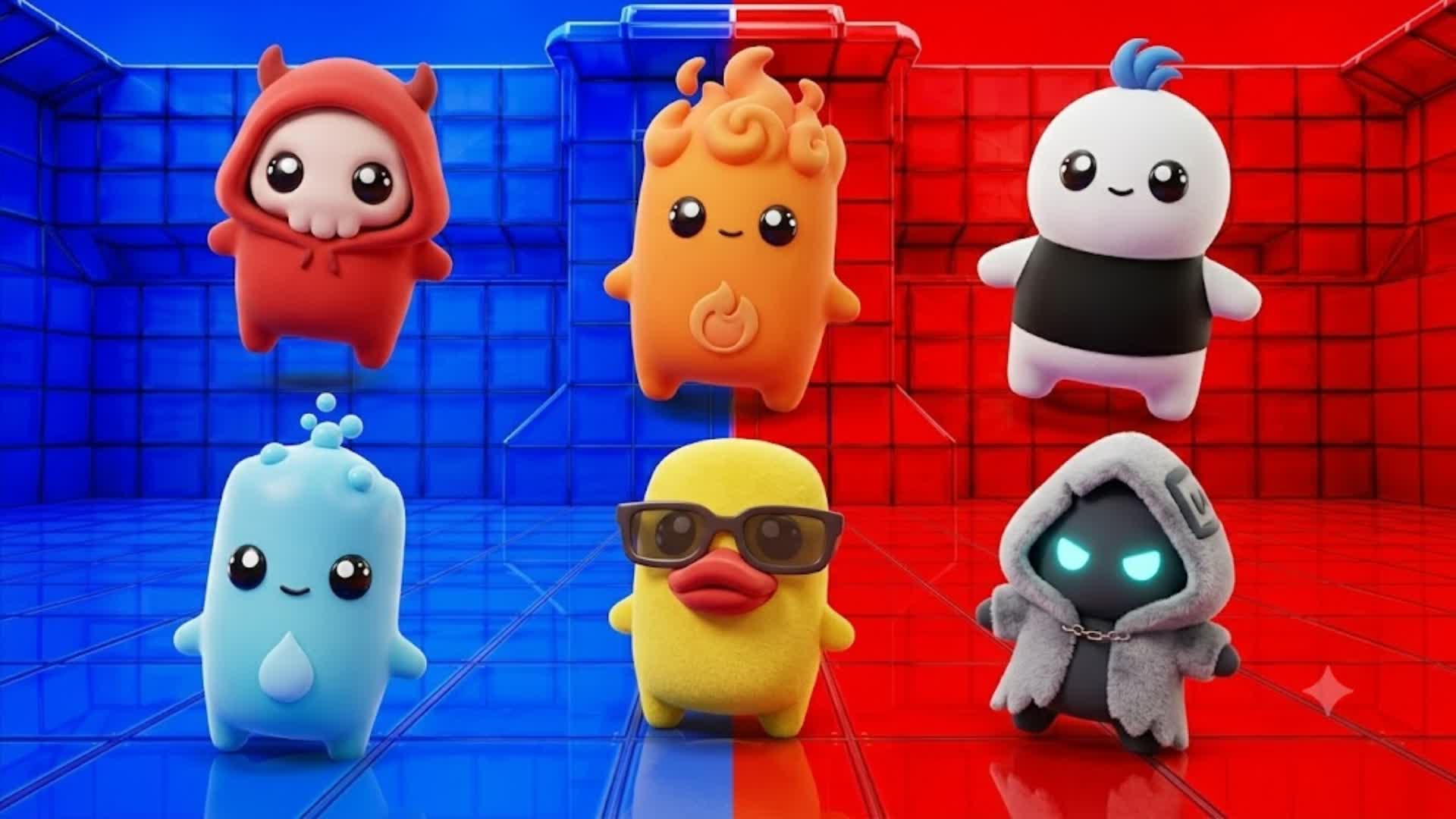 SUPER MEGA RED VS BLUE UNC — Fortnite Creative map